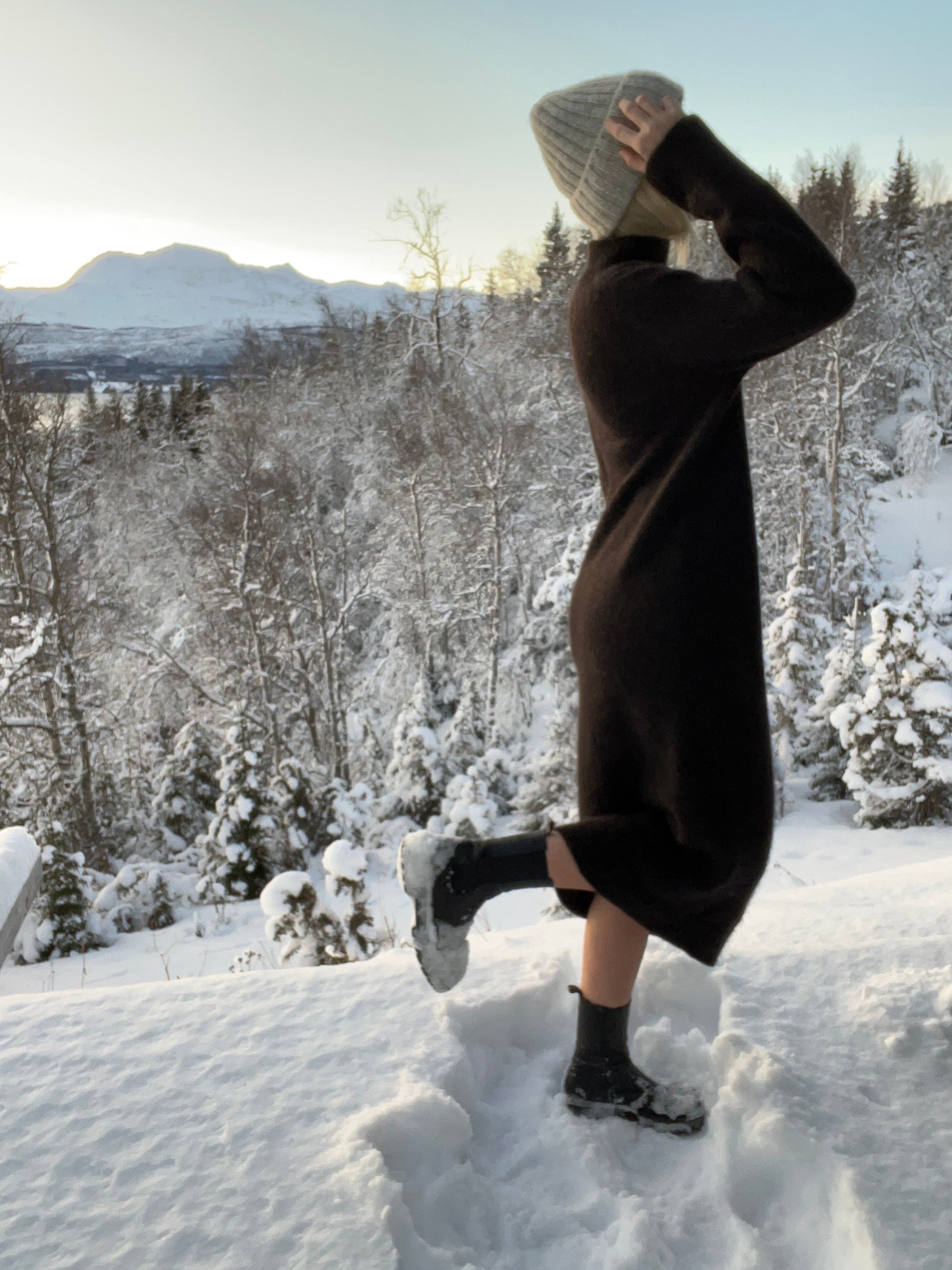 nolan open knit sweater dress Reformation Nolan Open Knit Sweater Dress brown small